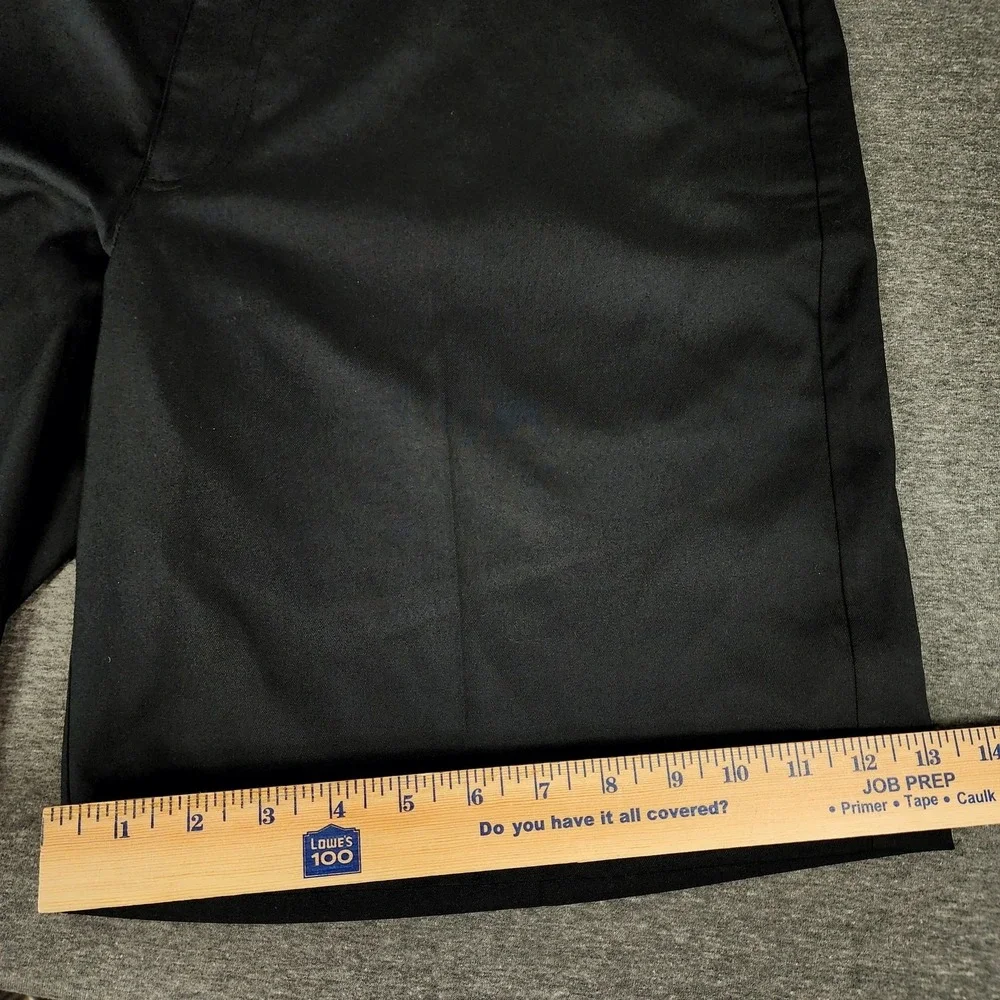 PGA Tour Golf Short sz 40 Men Black‎ Nylon Zip Pocket Performance Athletic 10